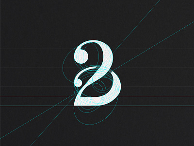 '2B' Monogram Logo Process
