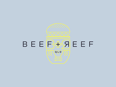 Beef + Reef Logo Concept brand identity brand identity design brand identity designer branding branding design identitydesign logo logo design logodesign logos