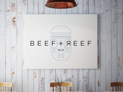 Beef + Reef Logo Mockup