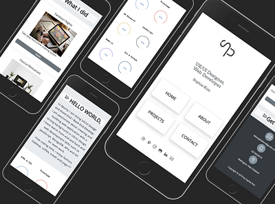 portfolio mobile app css design html javascript jquery logo ui ux uxdesign