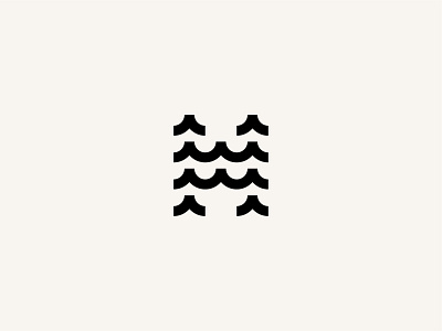 Haveland Exports icon logo minimal modern sea simple typogaphy wave