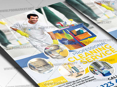 Cleaning Service Template - Flyer PSD
