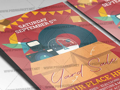 Annual Yard Sale Template - Flyer PSD