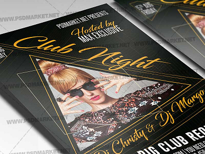 Club Night Template - Flyer PSD club flyer design club party dj dj battle dj battle flyer dj flyer dj flyer design dj psd dj show show night show time