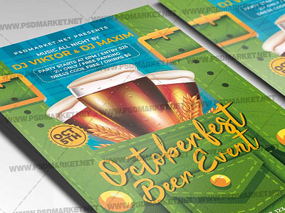 Octoberfest Beer Event Template - Flyer PSD