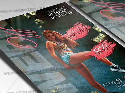 Twerk Off Template - Flyer PSD