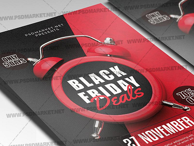 Black Friday Deals Template - Flyer PSD black friday black friday deal black friday offer black friday sale discount sale flyer