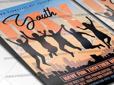 Youth Day Event Flyer - PSD Template design psd flyer design friends happy youth day international youth day print psd world youth day youth day youth day flyer youth day flyer design youth day poster