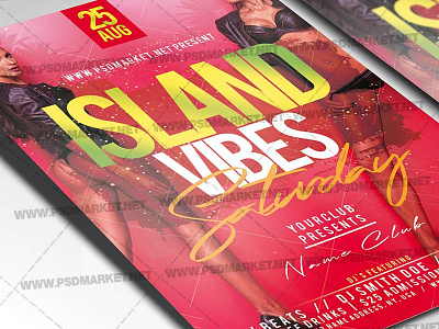 Island Vibes Flyer - PSD Template bad girls day party flyer feelgood flyer girls night out poster girls night poster good friday flyer good friday poster good vibes flyer island vibes flyer ladies ladies night out flyer ladies night out poster red flyer