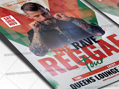 Reggae Tour Flyer – PSD Template
