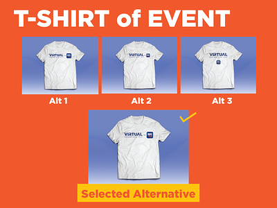 Pilihan T-Shirt untuk Event Virtual Nusantara Trip with BRImo baju branding design event graphic design kaos poster t-shirt tsirt