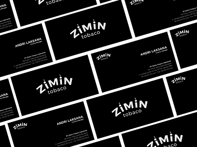 Mokcup Name Card - Zimin tobaco branding design graphic design illustration logo logo design ui vector