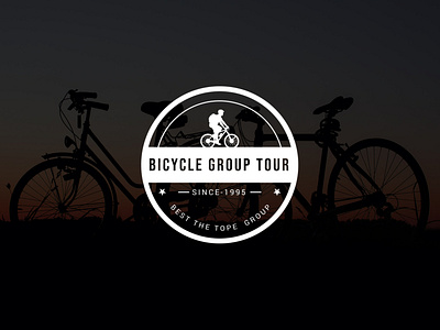 Bicycle group tour logo