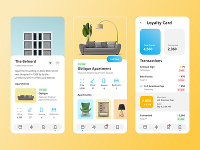 Construction Agency 2d adobe adobexd app design flat ios minimal mobile ui ux