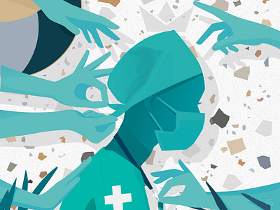 Job under pressure… 🩺 artwork day design digital illustration health care healthcare illustration illustrator international nurse nurses pop art pressure week work