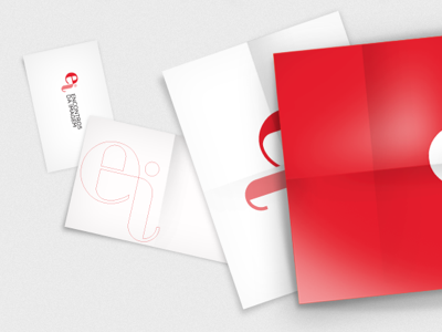 Encontros flyer gray illustration red