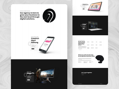 District Agency - Creative Digital Studio Landing Page