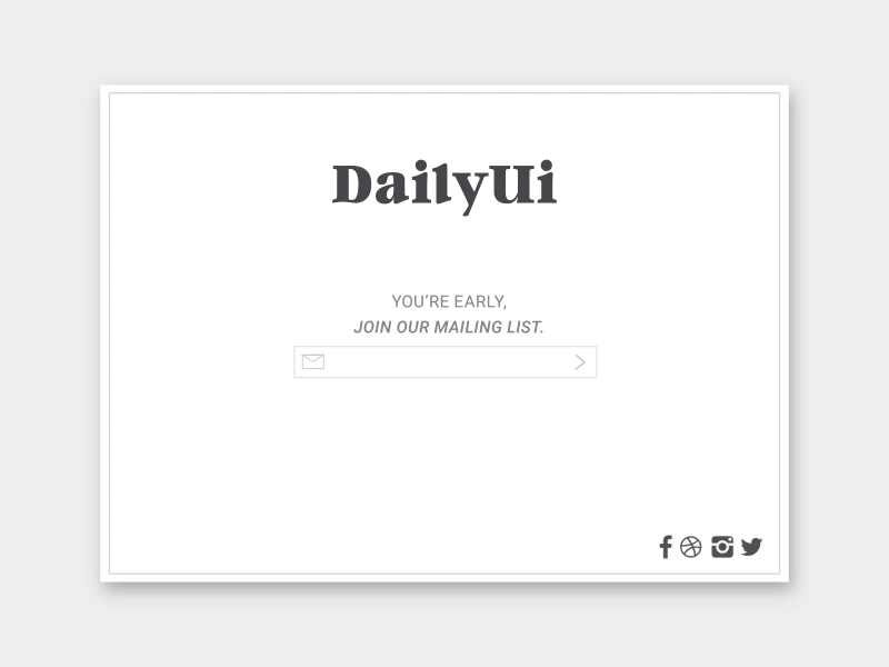 Landing Page - Dailyui003 animation dailyui gif landingpage ui web