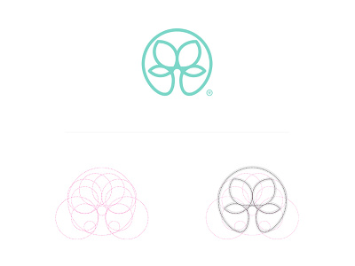 Symmetree branding circles geometry icon logo logomark minimal process shapes symmetry tree