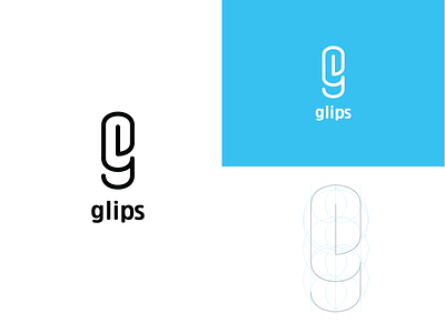 Glips Logo branding g identity letter logo minimal monogram simple