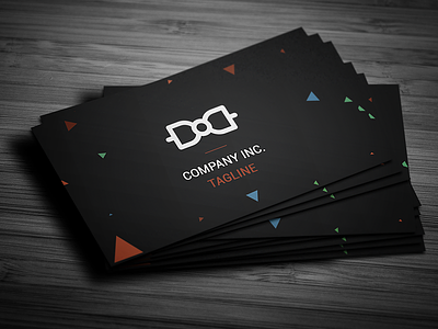 Simple Absract Business Card business card graphicriver photoshop print psd template