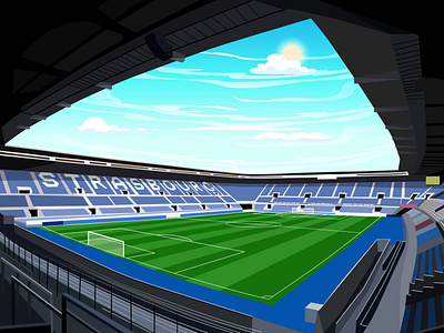 Stadium Illustration By Redwanul Haque Ibrahim Dribbble