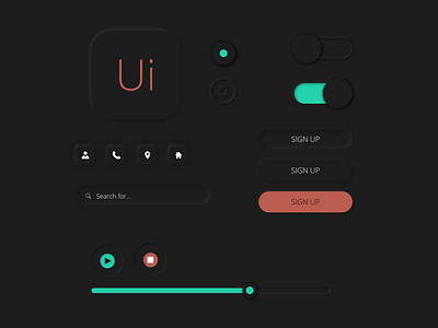 Neumorphism Ui