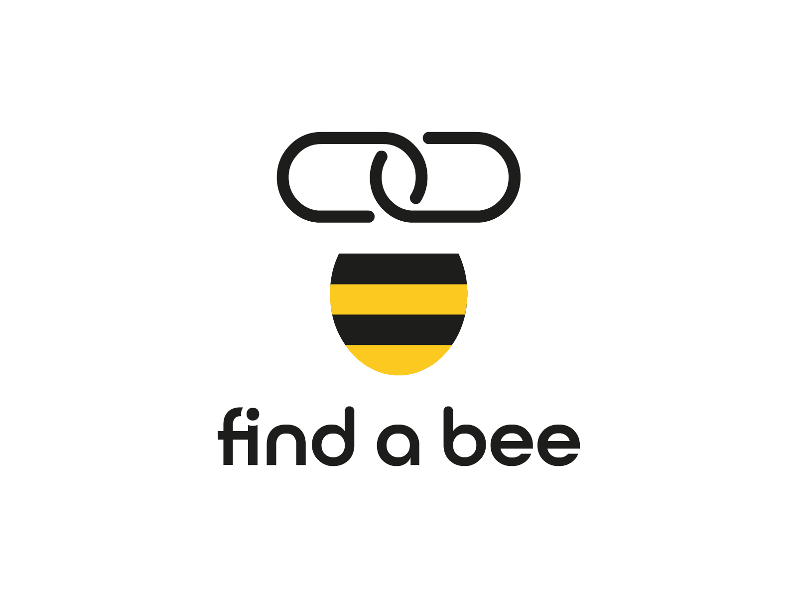 Find a bee animation bee brand identity branding business graphic design identity illustration logo logo design logotype mark typography yellow