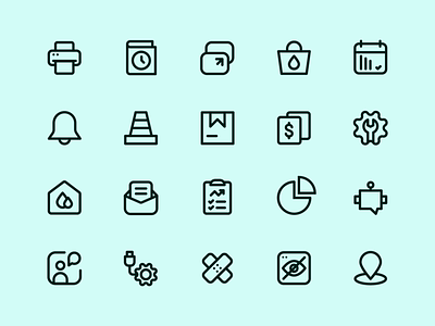 Icon set for application | Princity