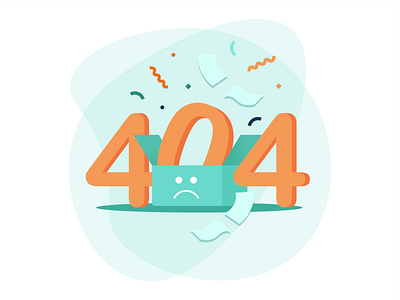 404 - Web Page Error | Princity 404 404 error page 404 page design error page flat graphic design illustration illustrator logo mistake ui ve vector web design web site