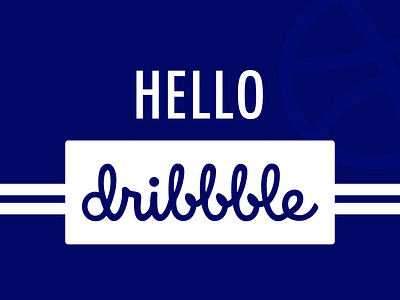 Hello Dribbble app branding design typography ui web website