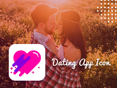 Dating App Design and icon testing app design icon typography ui