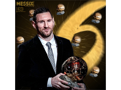 LEO MESSI 6TH BALLON D'OR