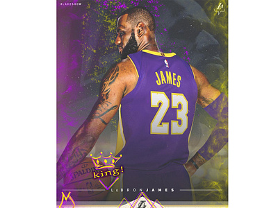 LeBron james 23 basketball basketball player design edit editorial design graphic graphic design king kingjames lakars lebronjames nba nba poster ui