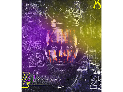 LeBron james 23 basketball basketball player design edit editorial design graphic graphic design king kingjames lakars lebronjames nba nba poster ui