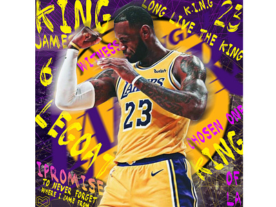 LeBron james 23 basketball basketball player design edit editorial design graphic graphic design king kingjames lakars lebronjames nba nba poster ui