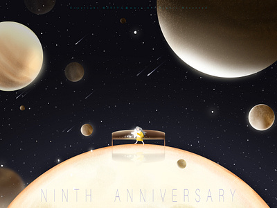 Ninth Anniversary of Love 插图 设计