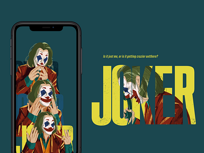 JOKER 小丑 小清新 手绘 插图 文艺 电影 设计