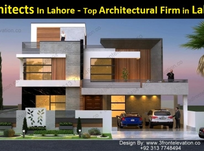Pakistani House Design Elevation in Block N Dha Phase 6 Lahore architect architecture design dha exterior facade front elevation home house house design house designer lahore pakistani