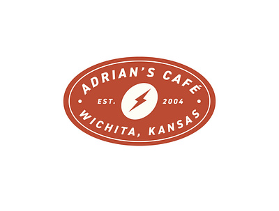 Adrian's Café of Wichita, Kansas american branding café design food kansas logo restaurant sign signage vector wichita