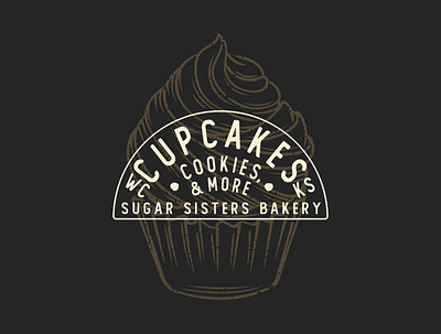 Sugar Sisters Bakery of Wichita, Kansas american bakery branding design food kansas logo restaurant sign signage vector wichita