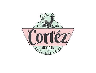 Cortéz Mexican Restaurant & Club of Wichita, Kansas american branding design food kansas logo restaurant sign signage vector wichita