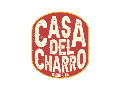 Casa del Charro of Wichita, Kansas american branding design food kansas logo restaurant sign signage vector wichita