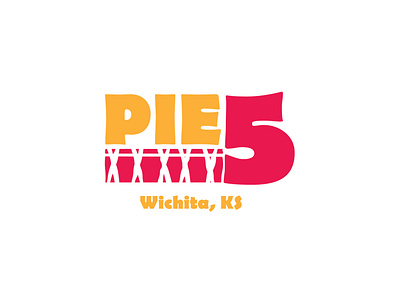 Pie Five of Wichita, Kansas american branding design food kansas logo restaurant sign signage vector wichita