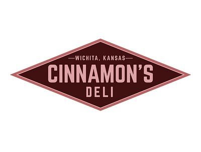 Cinnamon's Deli of Wichita, Kansas american branding design food kansas logo restaurant sign signage vector wichita