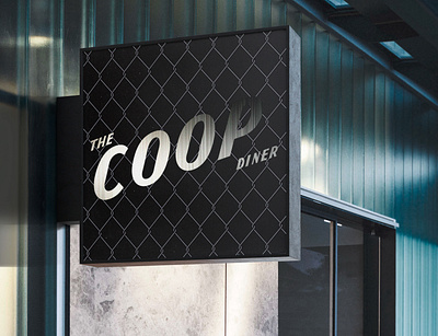 The Coop Diner of Portland, Oregon american design food logo oregon portland restaurant sign signage vector