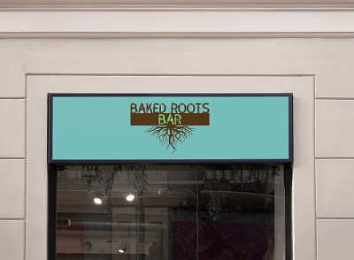 Baked Roots Bar of Portland, Oregon american design food logo oregon portland restaurant sign signage vector