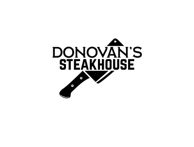 Donovan's Steakhouse of Phoenix, Arizona american arizona branding design food logo phoenix restaurant sign signage vector