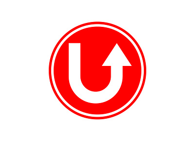 U-Turn Sign design road sign signage traffic vector