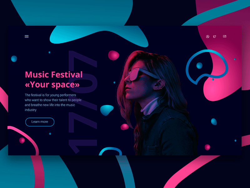 Music Festival - homepage